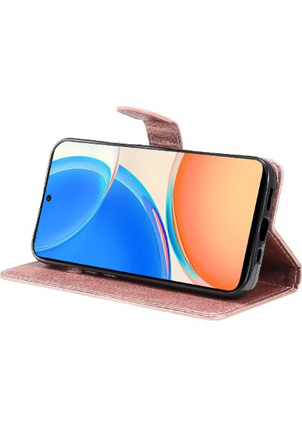Onur X8 5g Iş Cüzdan Telefon Kılıfı Için Flip Case Klasik Düz Renk (Yurt Dışından)