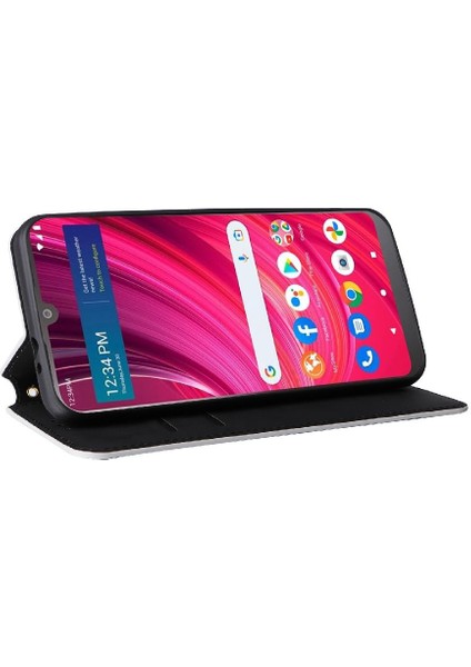 Blu Görünüm 2 2023 Kart Yuvaları Tutucu Manyetik Kapatma 3D Desen Için Kılıf (Yurt Dışından)
