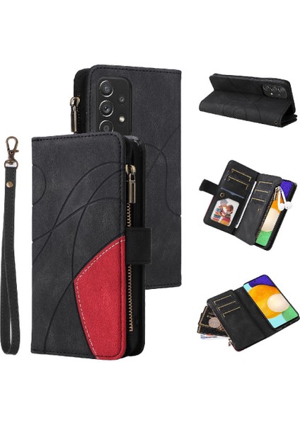 Kart Yuvası Standı Kickstand Dokuz ile Samsung Galaxy Case 5G/A52S Için Kılıf (Yurt Dışından)
