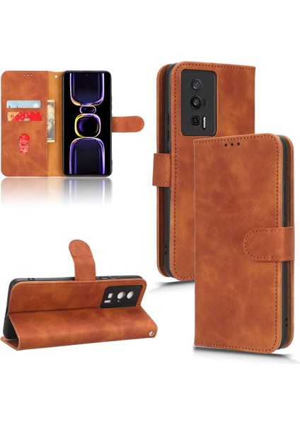 Xiaomi Redmi Için Kılıf K60/K60 Pro Deri Folio Flip Case Koruyucu (Yurt Dışından)