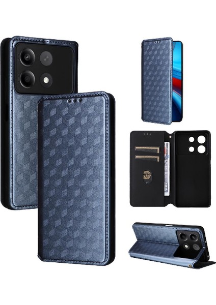 Xiaomi Poco X6 Neo 5g Pu Deri 3D Desen Kart Yuvaları Tutucu (Yurt Dışından)