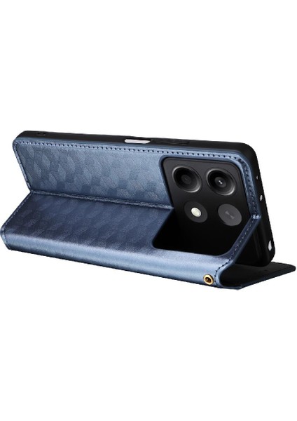 Xiaomi Poco X6 Neo 5g Pu Deri 3D Desen Kart Yuvaları Tutucu (Yurt Dışından)
