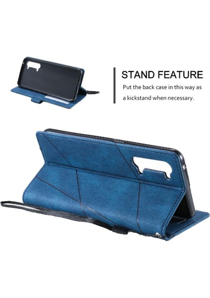 Oppo Bulmak Için Kılıf X2 Lıte Kart Tutucu Kickstand Cüzdan Flip Folio Pu (Yurt Dışından)