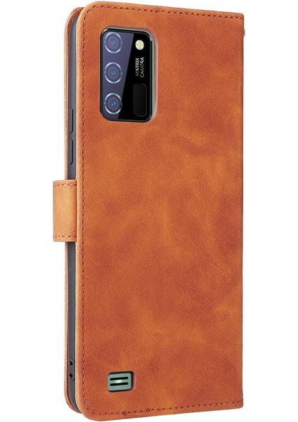 Kart Tutucu Kickstand ile Qukitel C25 Deri Folio Flip Case Için Kılıf (Yurt Dışından)