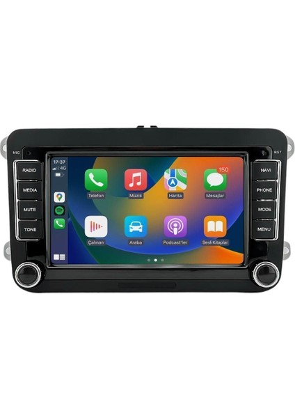 Seat Leon (2006-2012) Android 14 Multimedya Carplay 7 Inch 4 GB Ram / 64 GB Hafıza CRV-4570XD