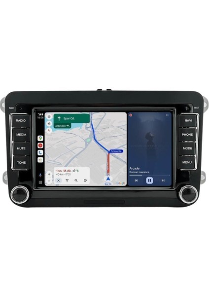 Seat Leon (2006-2012) Android 14 Multimedya Carplay 7 Inch 4 GB Ram / 64 GB Hafıza CRV-4570XD