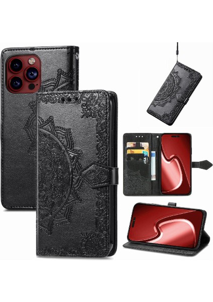 Iphone 15 Için Kılıf Promax Kapak Kapak Basit Iş Darbeye Deri (Yurt Dışından)