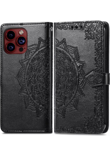 Iphone 15 Için Kılıf Promax Kapak Kapak Basit Iş Darbeye Deri (Yurt Dışından)