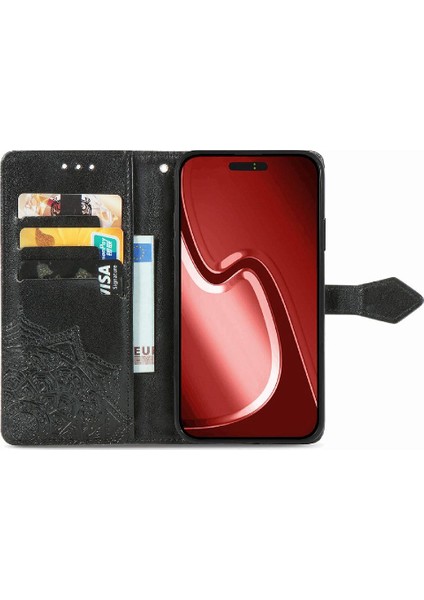 Iphone 15 Için Kılıf Promax Kapak Kapak Basit Iş Darbeye Deri (Yurt Dışından)