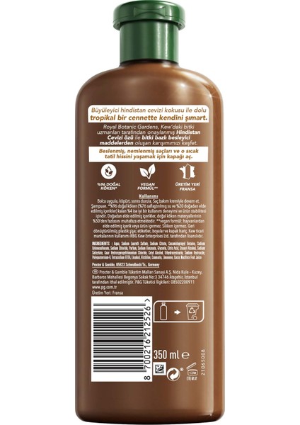 Herbal Essences Nemlendirici Hindistan Cevizi Kokulu Şampuan 350ml