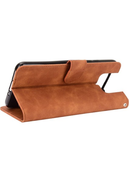 Kart Tutucu Kickstand Deri ile Asus Zenfone 7 Pro ZS671KS Için Kılıf (Yurt Dışından)