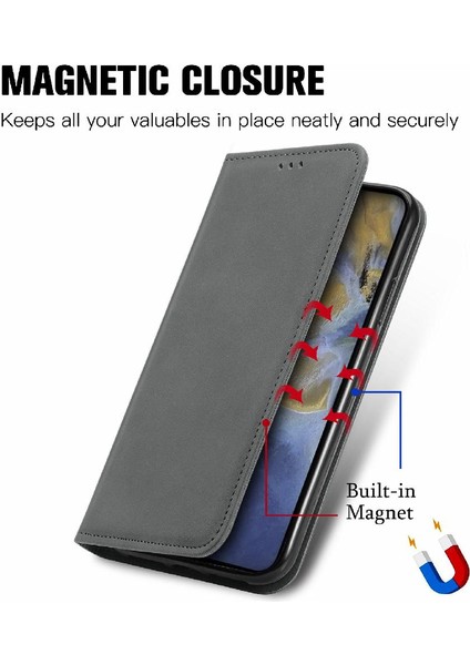 Zte Blade A71 Basit Iş Fermuar Cüzdan Kordon Deri Kılıf (Yurt Dışından)
