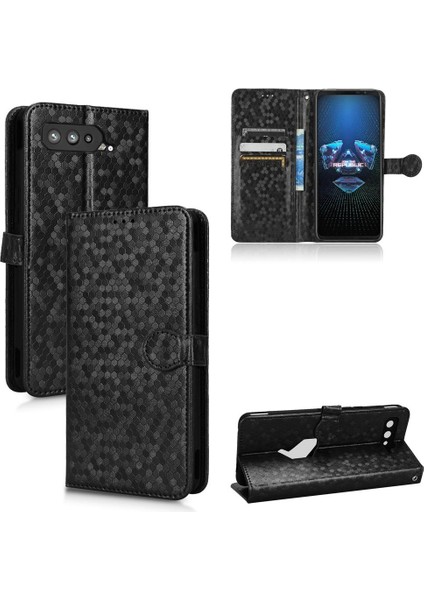 Asus Rog Telefon 5 Için Geometrik Desen Manyetik Toka Deri Cüzdan (Yurt Dışından) indirimleri