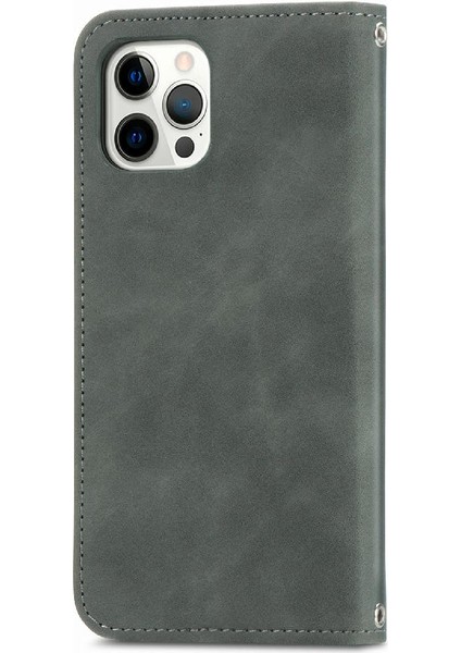 Iphone 12 Için Kılıf Promax Basit Iş Kapak Çevirin Deri Kılıf Cüzdan (Yurt Dışından)