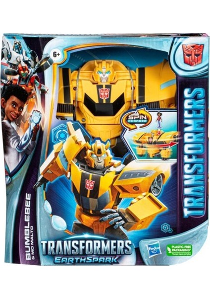 Transformers Earthspark Spinchanger Bumblebee F7662 Lisanslı Ürün