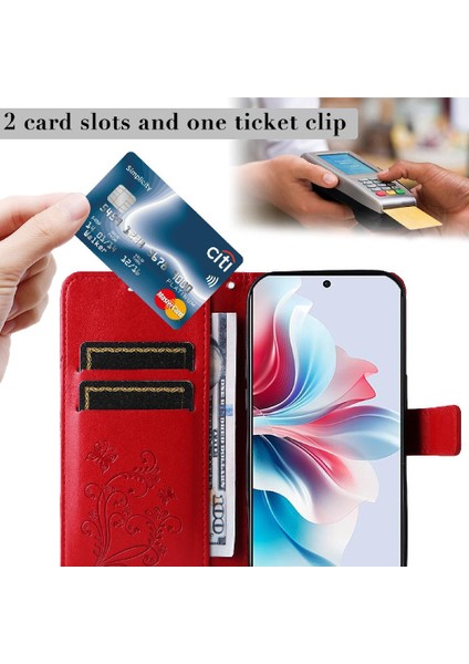 Oppo Için Kılıf Oppo 11F 5g Manyetik Kapak Flip Kickstand Kart Yuvası ile Pu (Yurt Dışından) fırsatları