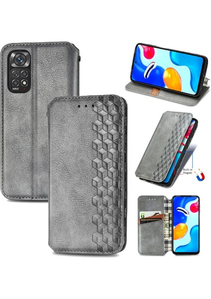Xıaomı Redmi Not 11S Cüzdan Fonksiyonu Için Kılıf Kapak Çevirin Zarif Kılıf (Yurt Dışından)