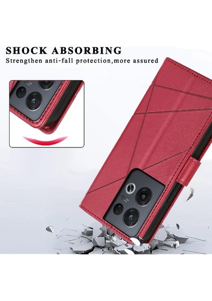 Oppo Oppo 8 Pro Için Flip Case Darbeye Şok Emici Kickstand Üç (Yurt Dışından) indirimleri