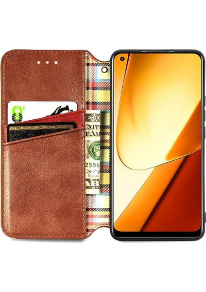 Oppo Realme 11 Cüzdan Fonksiyonu Flip Kapak Için Kılıf Zarif Iş (Yurt Dışından) modelleri
