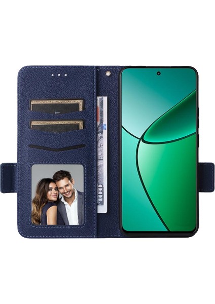 Realme 12 Artı 5g Pu Deri Manyetik Cüzdan Yan Toka Kartı (Yurt Dışından) fırsatları
