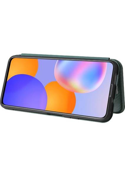 Kart ile Huawei Y9A Tam Koruma Deri Folio Flip Case Için Kılıf (Yurt Dışından)