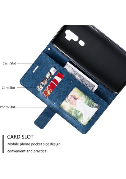 Oppo A5 Için Kılıf 2020/A9 2020 Manyetik Pu Deri Kart Tutucu Kickstand (Yurt Dışından) fırsatları