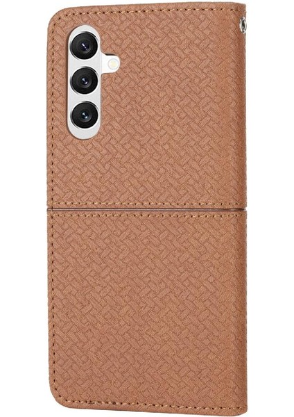 Samsung Galaxy A15 4g/5g Pu Deri Kapak Kredi Kartı Tutucu Flip Case (Yurt Dışından)