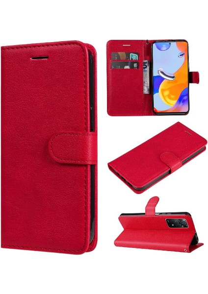 Xiaomi Redmi Not 11 Için Flip Case Pro 4g/5g Kart Yuvası ile Yüksek Kalite (Yurt Dışından)