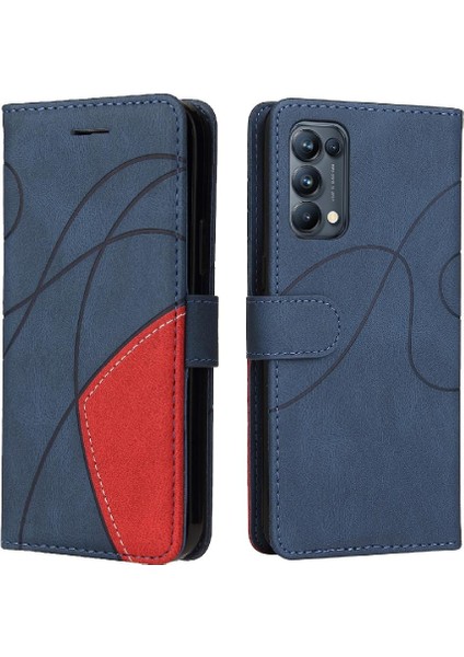 Kart Yuvası Standı Pu ile Oppo Reon 5 Pro Kickstand Koruyucu Kılıf (Yurt Dışından)
