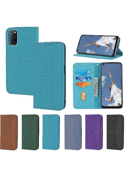 Oppo A16/A54 4g/case 4g Kredi Kartı Tutucu Flip Folio Kitap El Pu (Yurt Dışından)