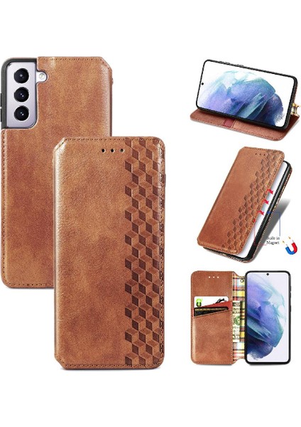 Samsung Galaxy S21 Moda Tasarımı Zarif Iş Deri (Yurt Dışından)
