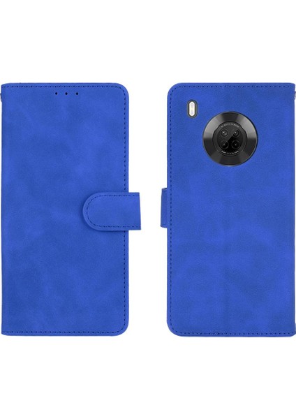 Kart ile Huawei Y9A Tam Koruma Deri Folio Flip Case Için Kılıf (Yurt Dışından)