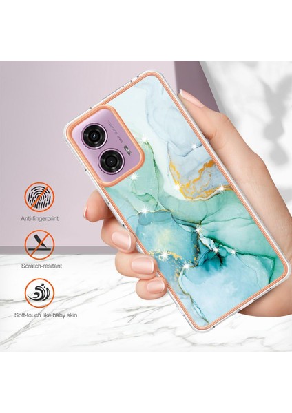Motorola Moto G24 4G/G04 4g Ince Tpu Mermer Desen Koruma (Yurt Dışından) modelleri
