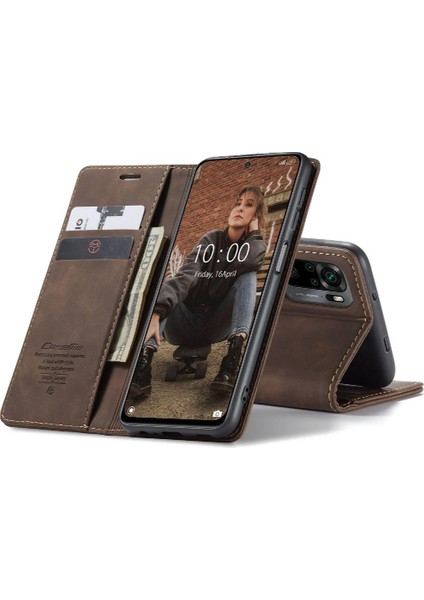Xiaomi Redmi Için Flip Case NOTE10 4g/not 10S Flip Folio Kitap Kılıf Kart Pu (Yurt Dışından) modelleri