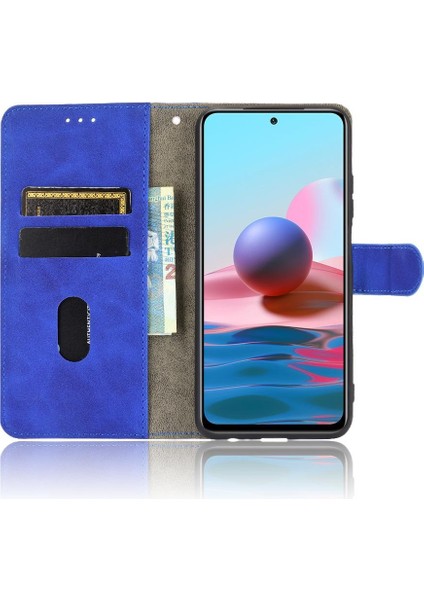 Xiaomi Redmi NOTE10 4g/not 10S Deri Folio Flip Case ile (Yurt Dışından)