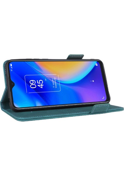 Tcl 20SE Kart Ekleme Deri Için Kılıf Folio Flip Case Tam Koruma (Yurt Dışından)