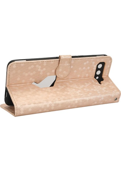 Asus Rog Telefon 5 Için Geometrik Desen Manyetik Toka Deri Cüzdan (Yurt Dışından) modelleri