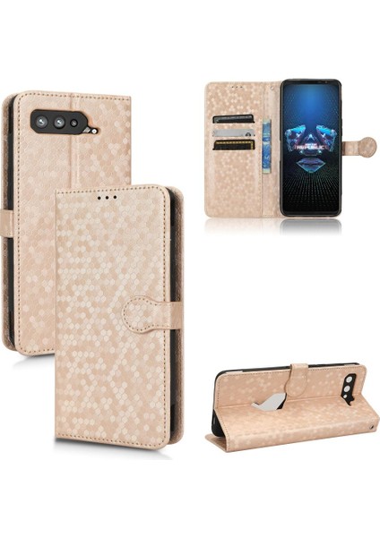 Asus Rog Telefon 5 Için Geometrik Desen Manyetik Toka Deri Cüzdan (Yurt Dışından) fırsatları
