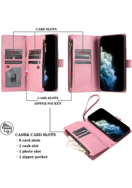 Xiaomi Redmi Not 10 5g/not 10T Cüzdan Fermuar Çanta Kapak Pu (Yurt Dışından)
