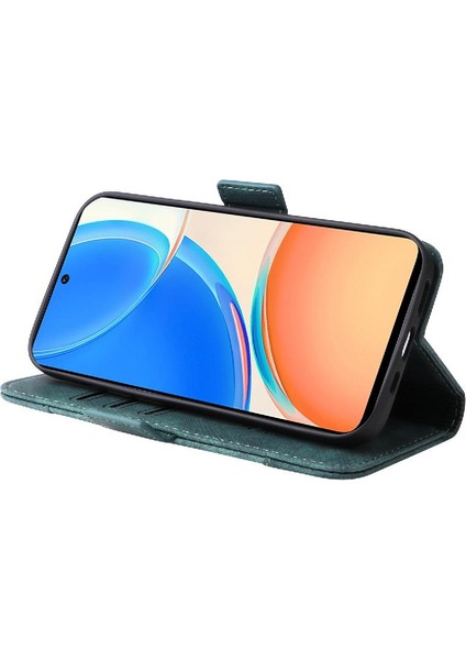 Onur X8 5g Için Kılıf Cüzdan Kapak Çevirin Tpu Deri Manyetik Kart Yuvaları (Yurt Dışından)
