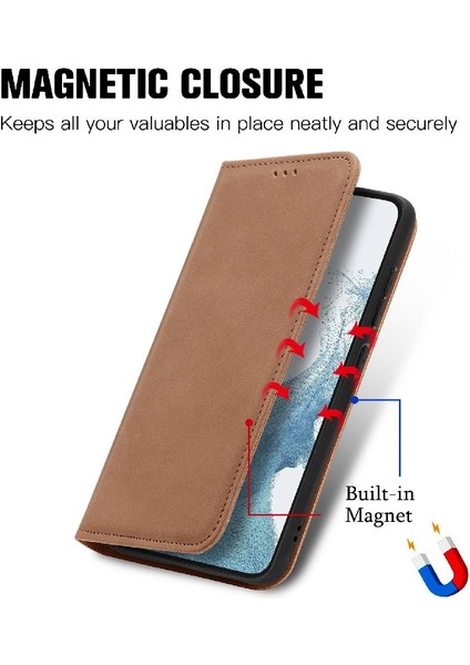 Samsung S23 Için Kılıf Cüzdan Kapak Çevirin Kılıf Darbeye Basit (Yurt Dışından) fiyatları