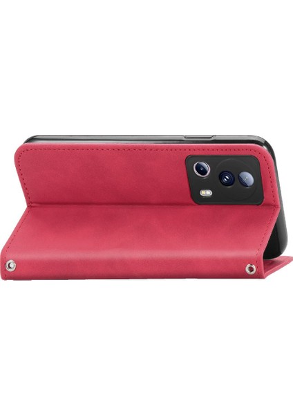 Xiaomi 13 Lite Için Kılıf Deri Kılıf Darbeye Cüzdan Basit Iş (Yurt Dışından) modelleri