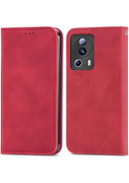 Xiaomi 13 Lite Için Kılıf Deri Kılıf Darbeye Cüzdan Basit Iş (Yurt Dışından) indirimleri
