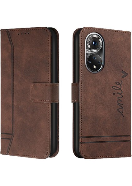 Onur 50 Pro El Kayışı Için Telefon Kılıfı Pu Deri Flip Folio Cüzdan Kart (Yurt Dışından) indirimleri