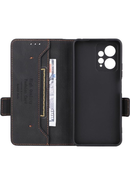 Xiaomi Redmi Için Kılıf NOTE12 4g Deri Folio Flip Case Tam Koruma (Yurt Dışından)