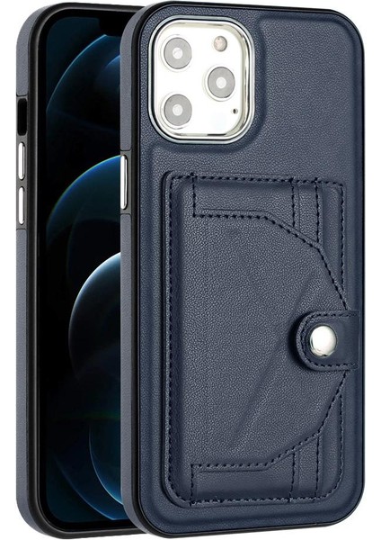 IPhone 13 Için Kılıf Pro Max Kickstand Koruyucu Kapak Kart Tutucu Prim (Yurt Dışından)