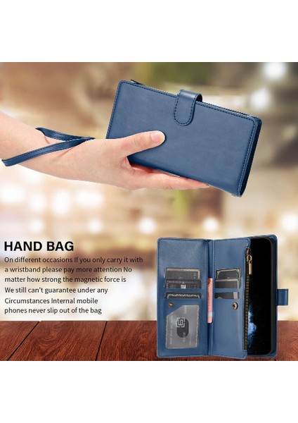 Samsung Galaxy Not 10 Artı Folio Kapak Cüzdan Fermuar Çanta Pu (Yurt Dışından)