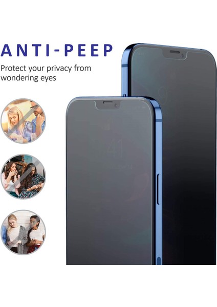 For Apple iPhone 11 Pro Max - Xs Max (6.5") Logis Full-Screen Privacy Mat Görünmez Hayalet