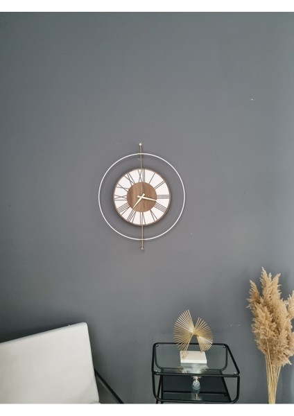 Tekno Trust Altın Aliawood 60 cm Metal 60 x 60 Modern Yuvarlak modelleri