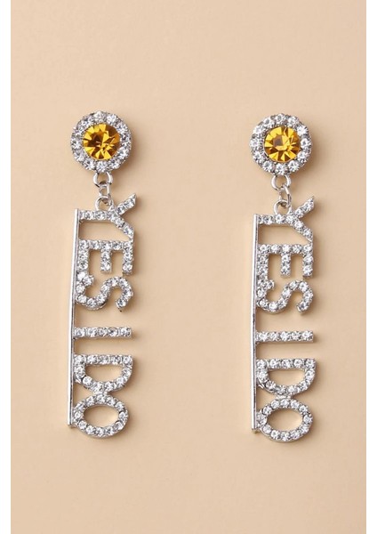 Yes I Do Bekarlığa Veda Bridesmad Favor Küpesi modelleri